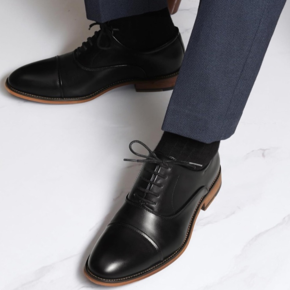 NIB Bruno Marc Oxford Cap Toe Shoes